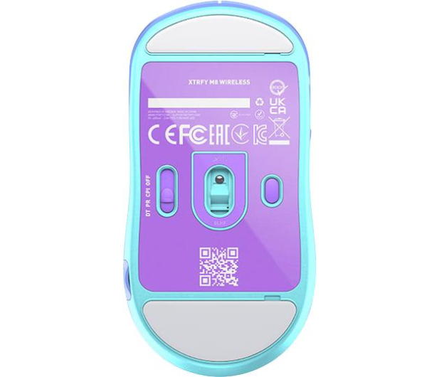 Xtrfy M8 Wireless Frosty Purple - 1097063 - zdjęcie 6